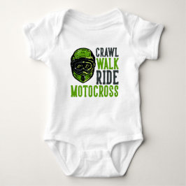 Crawl Walk Ride Motocross Baby Strampler