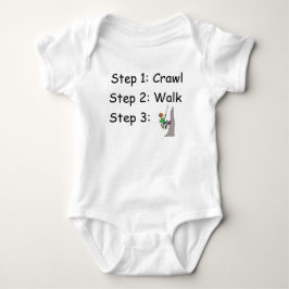 Crawl Walk Rock Climbing Baby Bodysuit Baby Strampler