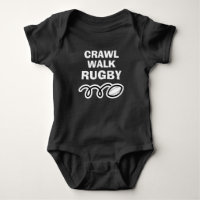 CRAWL WALK RUGBY Sportbodysuit für neues Baby