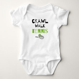 Crawl Walk Tennis Niedlich Little Tennis Buddy Baby Strampler