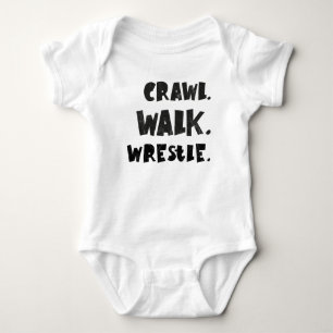 Crawl Walk Wrestle, Ringer Kleinkind Baby Strampler