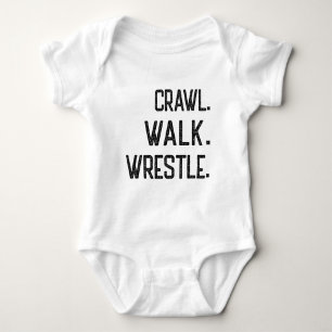 Crawl Walk Wrestle, Ringer Kleinkind Baby Strampler