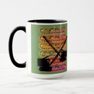 Crawler Crane-Ingenieurspuren und -Krane Tasse