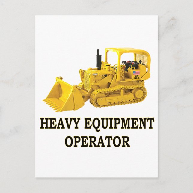 CRAWLER LOADER POSTKARTE (Vorderseite)