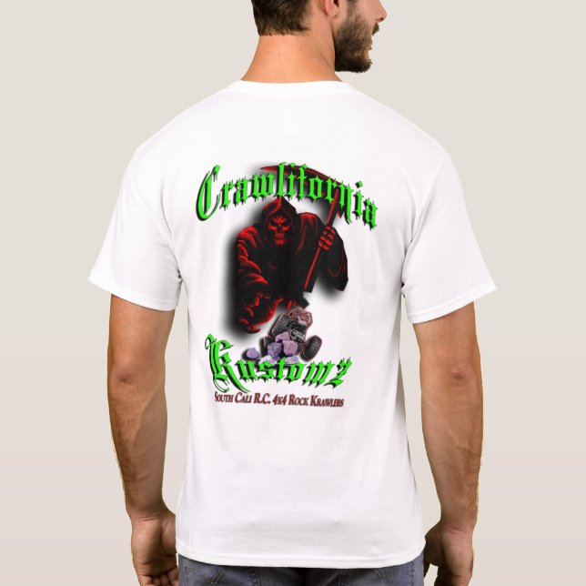 Crawlifornia Kustomz Green & Red T-Shirt (Rückseite)