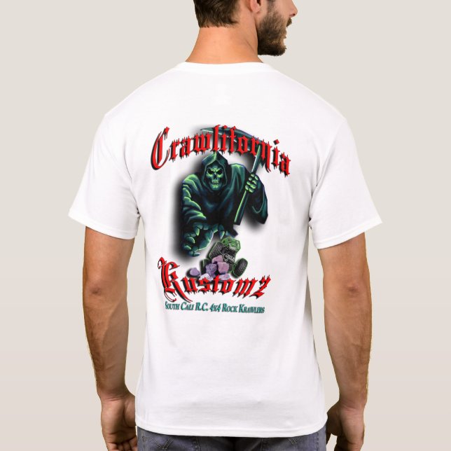 Crawlifornia Kustomz Red & Green T-Shirt (Rückseite)