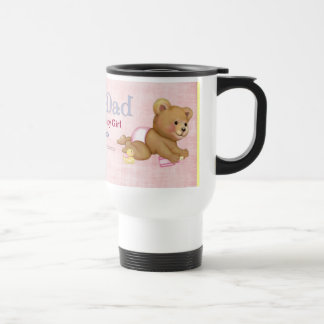 Crawling Teddy - New Dad of Girl - Anpassen Reisebecher