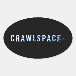 Crawlspace Oval Sticker - Glossar