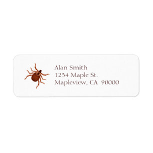 Crawly Realistic Tick Illustration