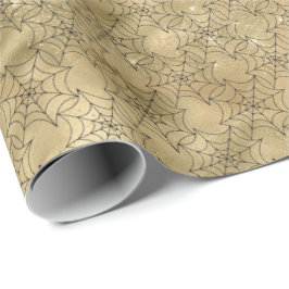 Crawly Spider WebHalloween-Muster Geschenkpapier