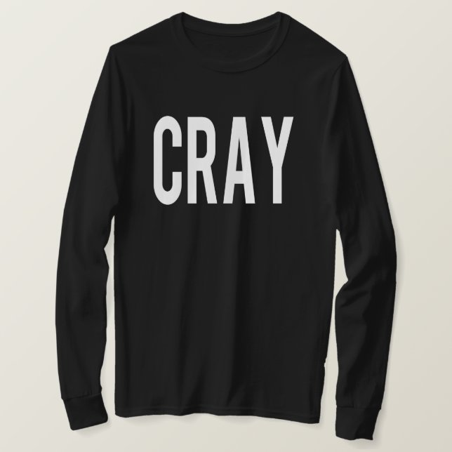 Cray Black LS T-Shirt (Design vorne)