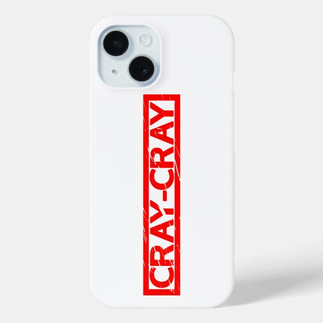 Cray-Cray-Briefmarke Case-Mate iPhone Hülle (Rückseite)