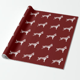 Cray Cray Crazy Belgium Malinois Geschenkpapier