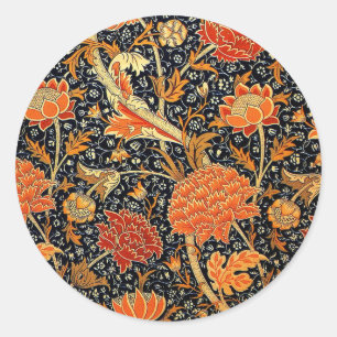 Cray, ein William Morris-Muster, Runder Aufkleber