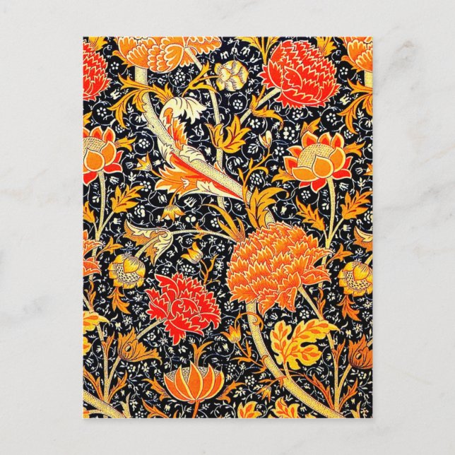 Cray Floral Postkarte (Vorderseite)