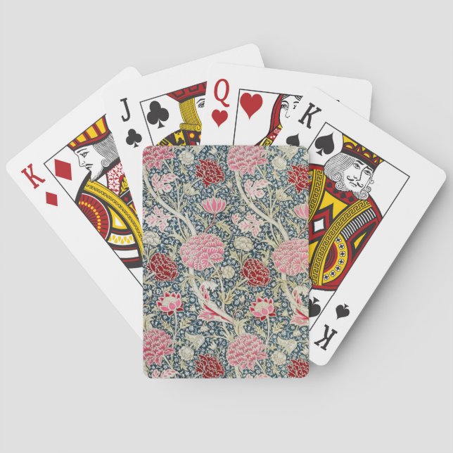 Cray-Muster (von William Morris) Spielkarten (Rückseite)