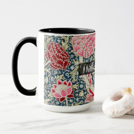 Cray Pattern - Blume & Blätter - William Morris Tasse