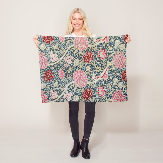 Cray Pattern (von William Morris) Fleecedecke (Beispiel)