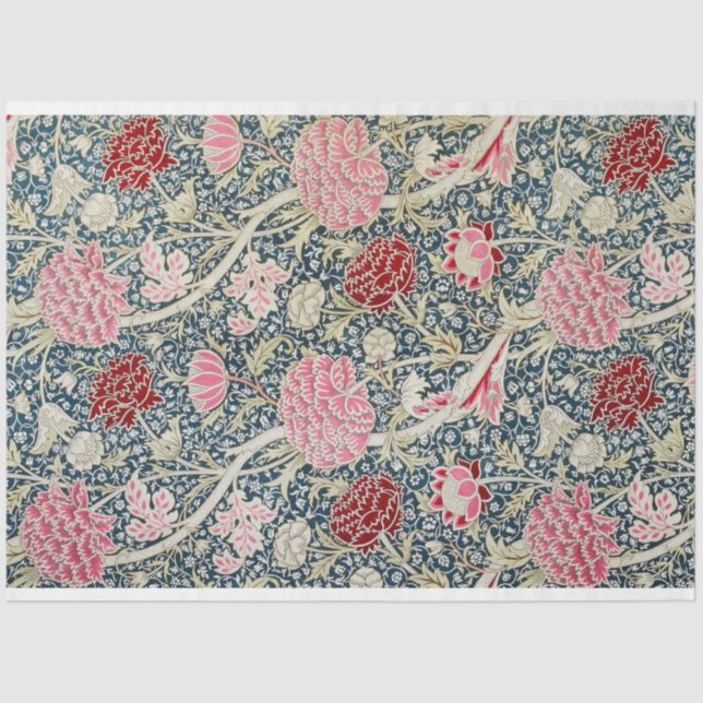 Cray Pattern (von William Morris) Seidenpapier (Vorderseite)
