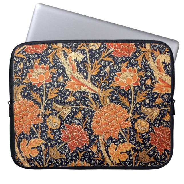Cray von William Morris atemberaubend Art Nouveau Laptopschutzhülle (Vorderseite)