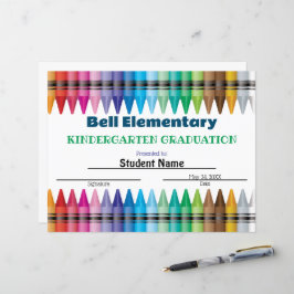 Crayon Abschluss Certificate