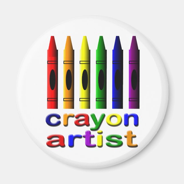 Crayon Artist Magnet (Vorne)