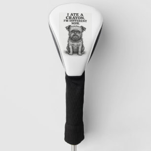 Crayon Chaos � Lustiges Brussels Griffon Hund Meme Golf Headcover