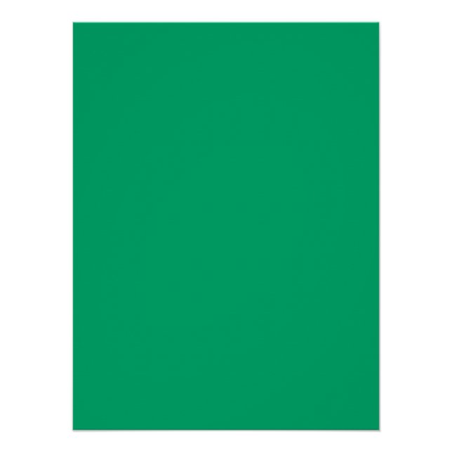Crayon Color Green Glossy Poster (Vorderseite)
