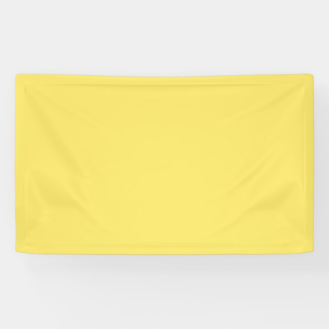 Crayon Color Yellow Banner (Horizontal)