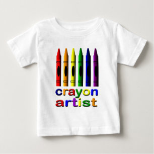 Crayon Crayons Artist Säugling T - Shirt