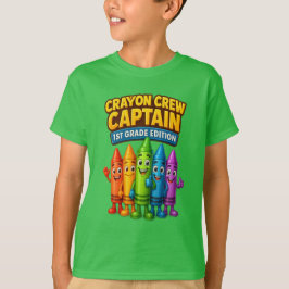 Crayon Crew Kapitän 1. Klasse T-Shirt