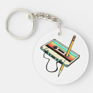Crayon de bande cassette des années 80 Lancer Rétr