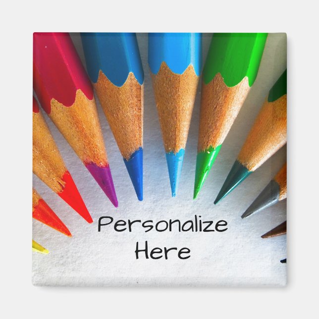 Crayon de couleur artiste artiste aimant mignon co (Devant)