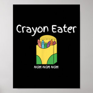Crayon Eater Funny Fps Video Gamer Term Game Tanky Poster