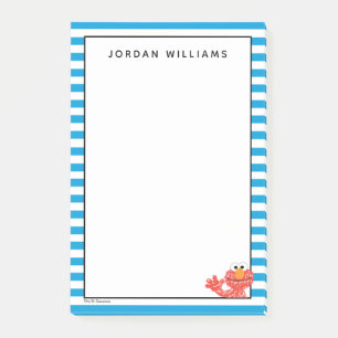 Crayon Elmo Stripe Muster Post-it Klebezettel