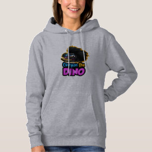 Crayon gris le Sweat - shirt à capuche Dino