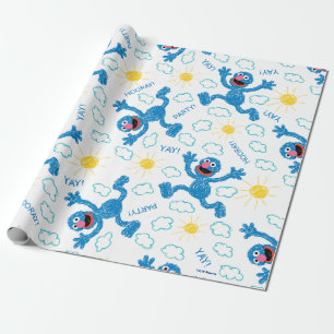 Crayon Grover Sunshine Pattern Geschenkpapier