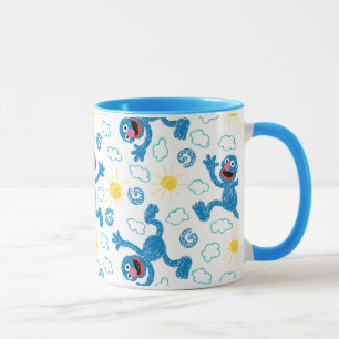 Crayon Grover Sunshine Pattern Tasse