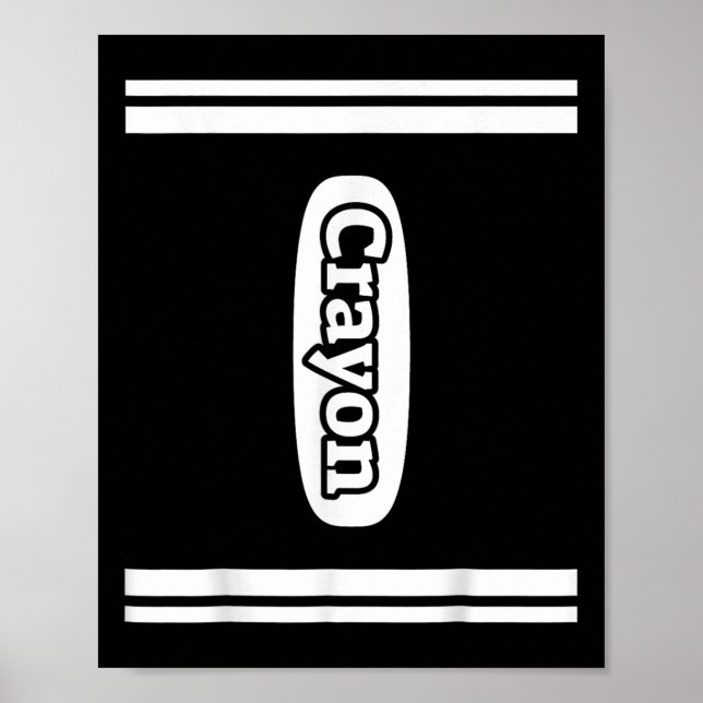 Crayon Halloween Costume Poster (Vorne)