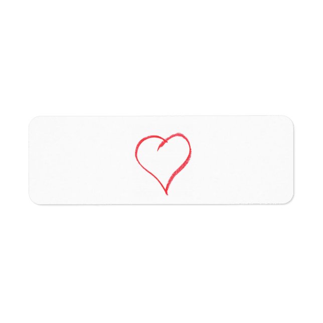 Crayon Heart Label (Vorne)