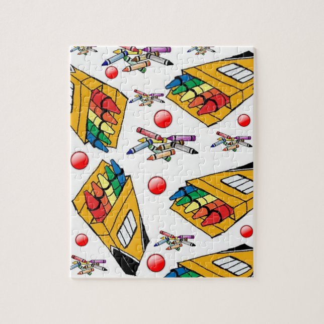 Crayon Jigsaw Puzzle (Vertikal)