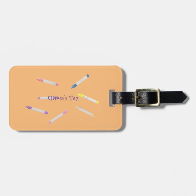 Crayon Luggage Tag Gepäckanhänger (Vorderseite horizontal)