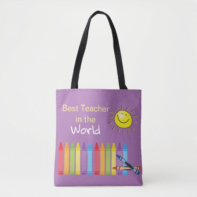 Crayon Niedlich Tote Bag Tasche (Vorderseite)