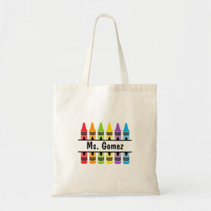 Crayon Nom de l'enseignant Sac fourre-tout commerc