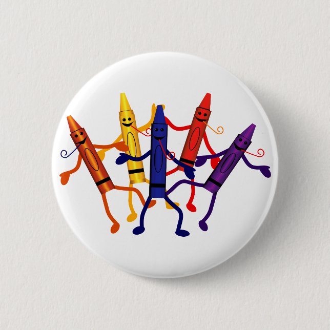 Crayon Party Button (Vorderseite)