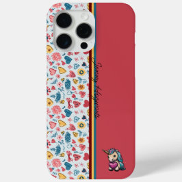 Crayon Pastel Heart & Blume Case-Mate iPhone Hülle