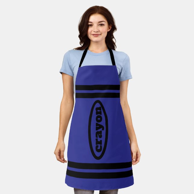 Crayon Schürze Family & Group Costumes - Blau (Getragen)