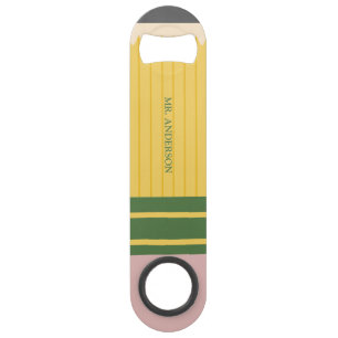 Crayon scolaire Jaune Personnalisé