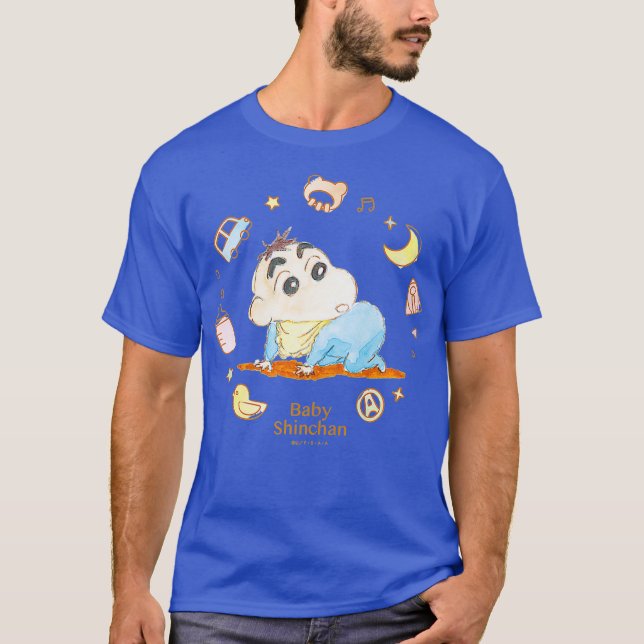 Crayon Shin-chan Baby Shin-chan crawling Premium T-Shirt (Vorderseite)