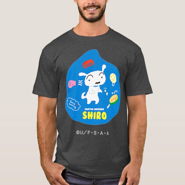 Crayon Shin-chan happyShiro Dress up Shiro one T-Shirt (Vorderseite)